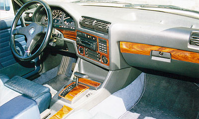1987 BMW 325is interior