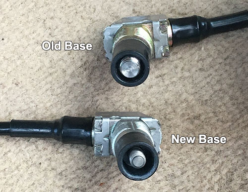 Antenna base thread size comparison