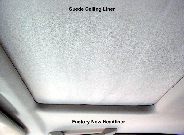 suede ceiling liner